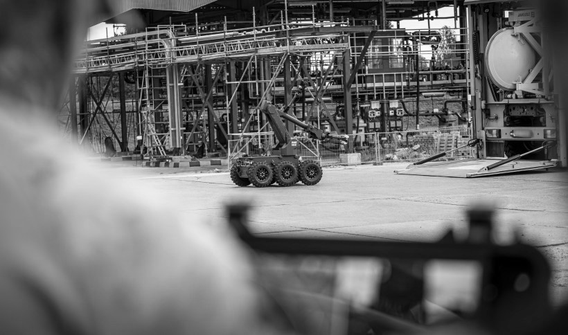 Ćwiczenia dowódczo-sztabowe na terenie Rafinerii Gdańskiej 8